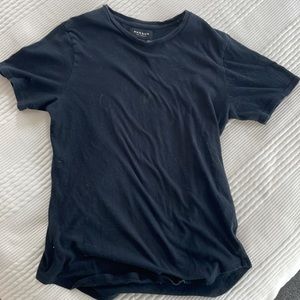 Pacsun longlined T-Shirt. Color black. Size medium.